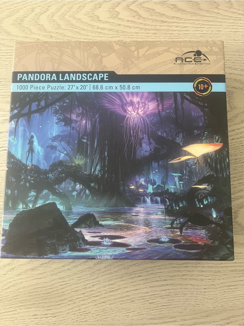 Disney Parks Pandora Landscape 1000-Piece Puzzle Avatar Glowing Rainforest